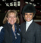 Nancy Arledge, who is one of the original IEA founders, with Alex Cox of West Licking District